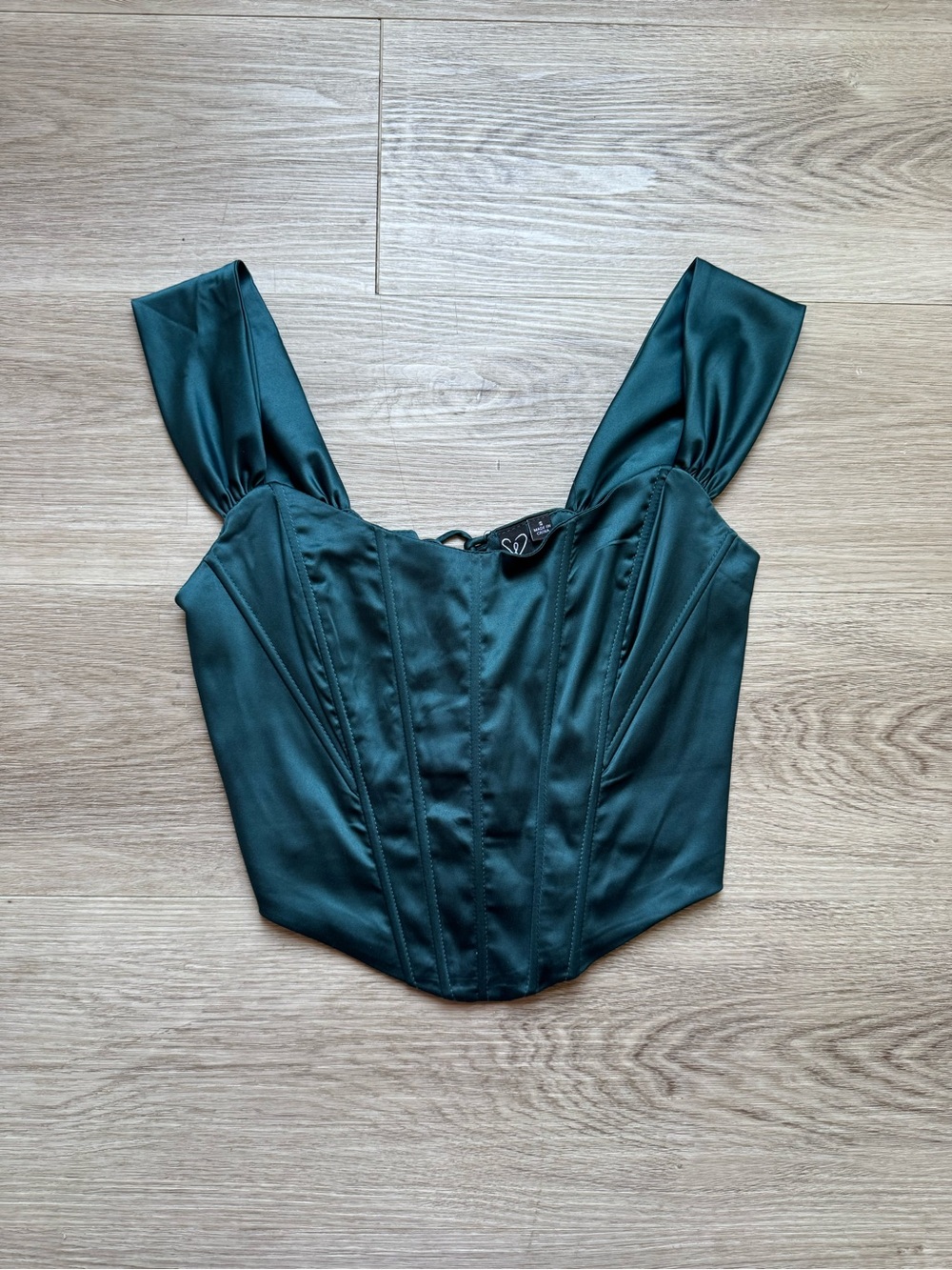Women’s Dark Aqua Corset Top